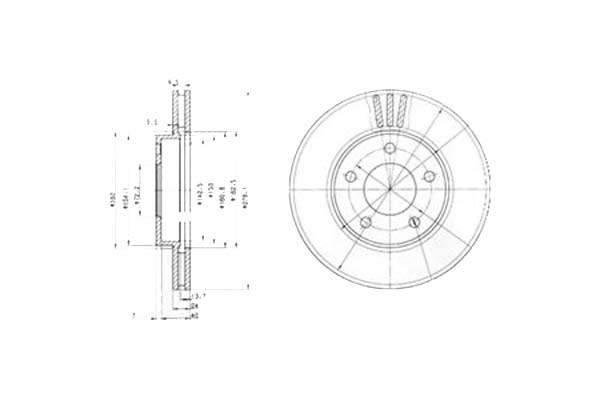 фото №1, Тормозные диски тормозные 2szt ford maverick ford usa escap