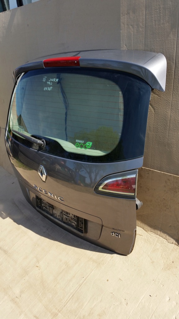 фото №5, Renault scenic iii lift задняя крышка багажника багажника tekng