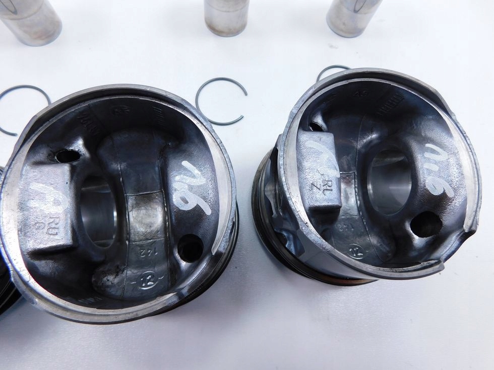 фото №12, 4x поршень 1.6 d hdi tdci ford peugeot citroen volvo fiat поршни v50 s40 focus