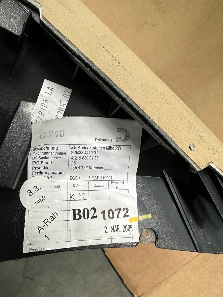 фото №7, Защита туннель среднего, туннель mercedes cls w219 бежевый