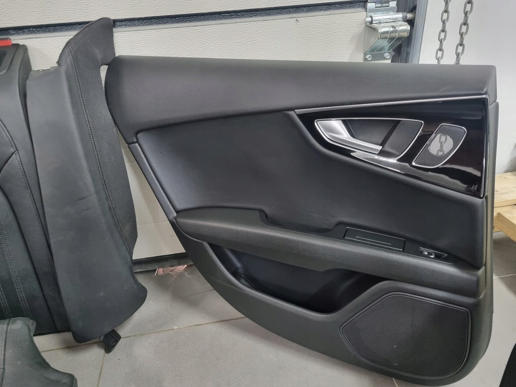 фото №6, Комплект сидіння заднє сидіння оббивка шкіра обшивки audi a7 4g sline s-line