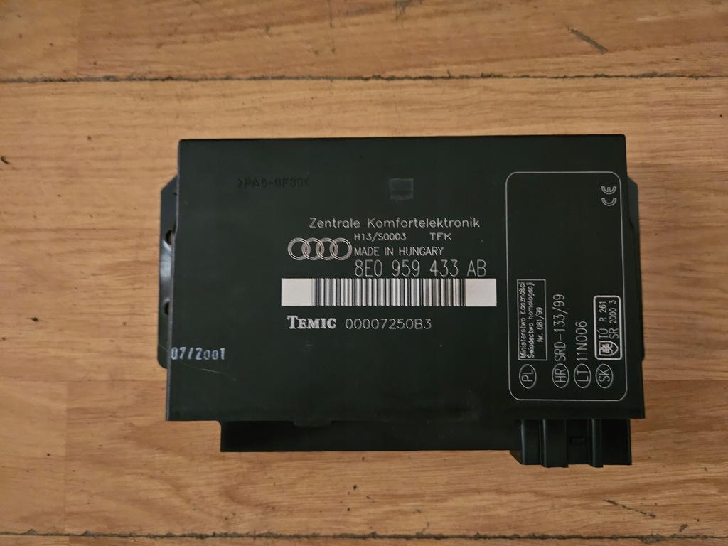 фото №1, Модуль комфорту audi a4 b6 b7 8e0959433ab