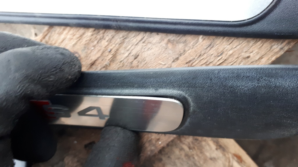 фото №6, S4 b8 lift a4 накладки накладки пороговые sline