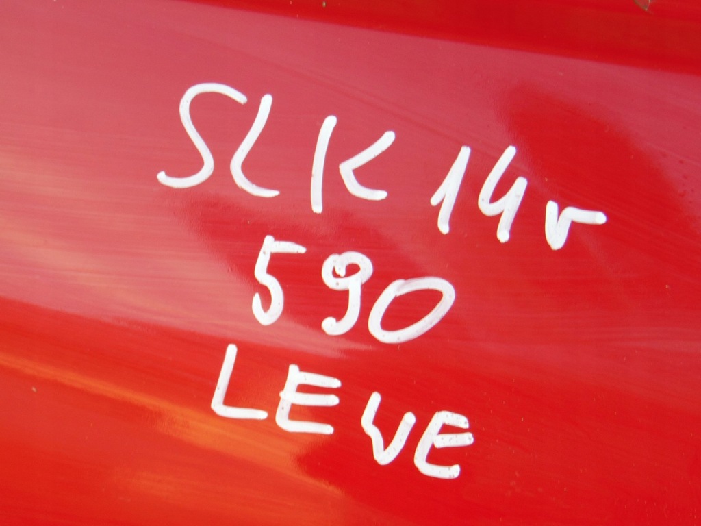 фото №4, Дверь левая передние mercedes slk r172 11- красные