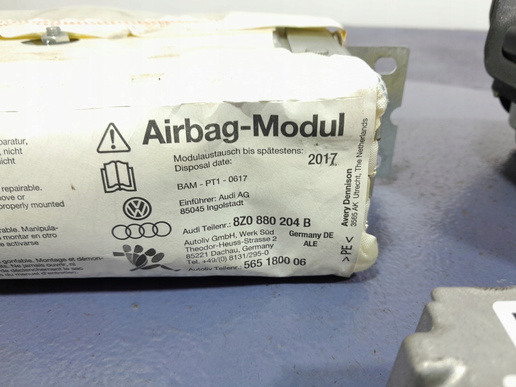 фото №8, Audi a2 панель приладів приладова панель приладів pulpit подушки безпеки ремені eu