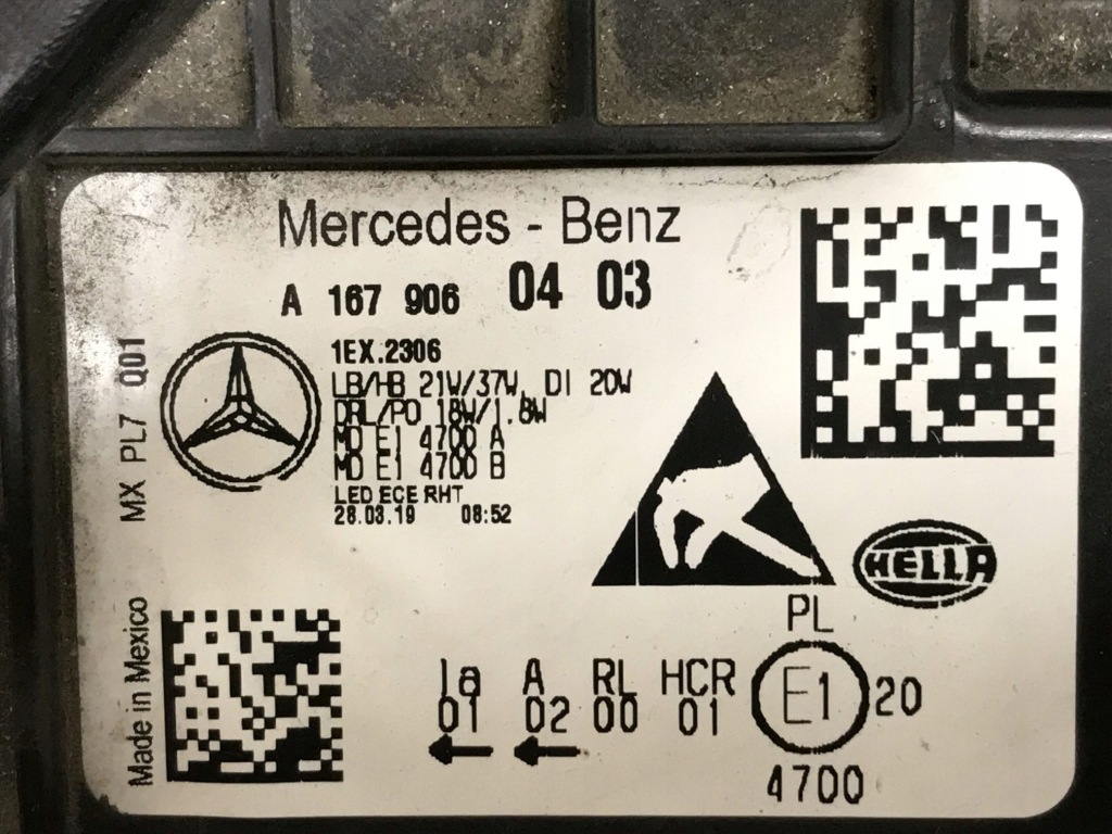 Купити Фара права mercedes gle w167 full led a1679060403