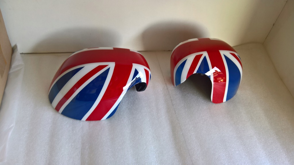 фото №1, Mini cooper f55 union джек комплект захист дзеркал 2465785 2465784