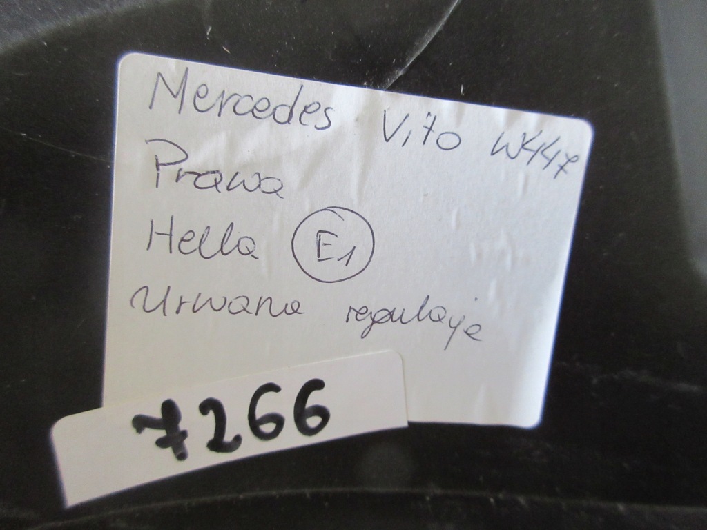 фото №10, Лампа фара правый mercedes vito v w447 оригинал