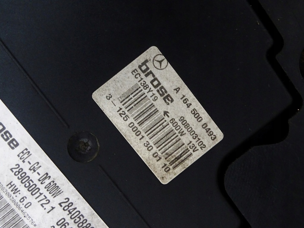 фото №6, Вентилятор радіатора mercedes ml w164 gl x164 w251 a1645000593 a1645000493