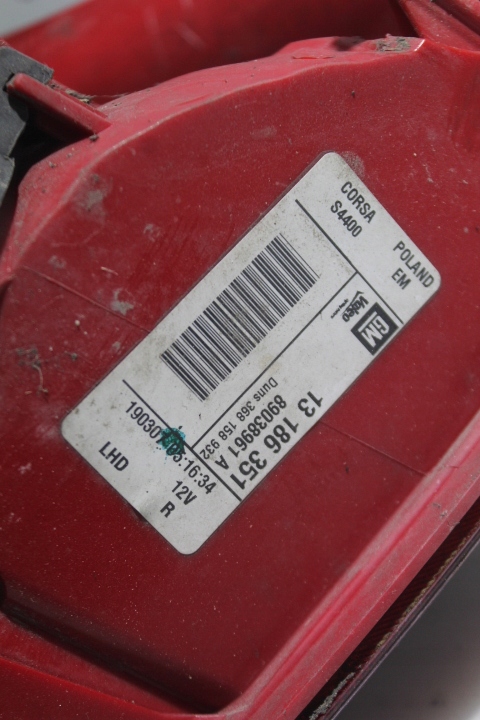 фото №6, Лампа левая задняя opel corsa d