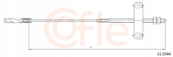 Трос гальма ручного cofle до ford 2.4 tde Ціна