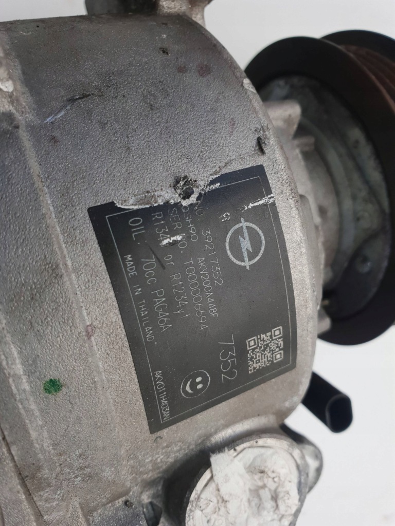 фото №8, Opel astra j 2019 компрессор / компрессор кондиционера a/c