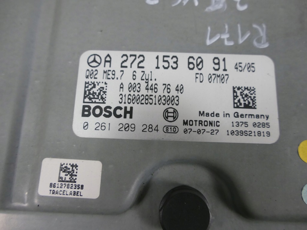 фото №2, Mercedes slk r171 3.5 v6 блок керування двигуна модуль