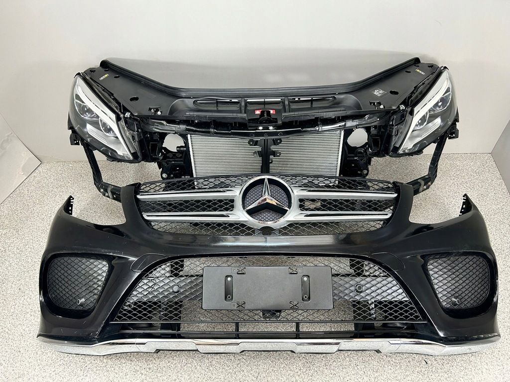 фото №1, Mercedes gle w166 166 amg бампер радіатор pas підсилювач лампи led ils