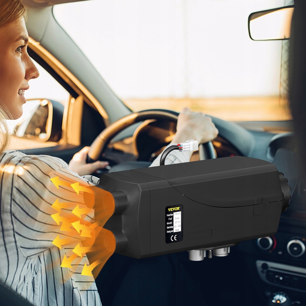 фото №8, Обогреватель стояночный vevor 12v 8kw отопитель воздуха