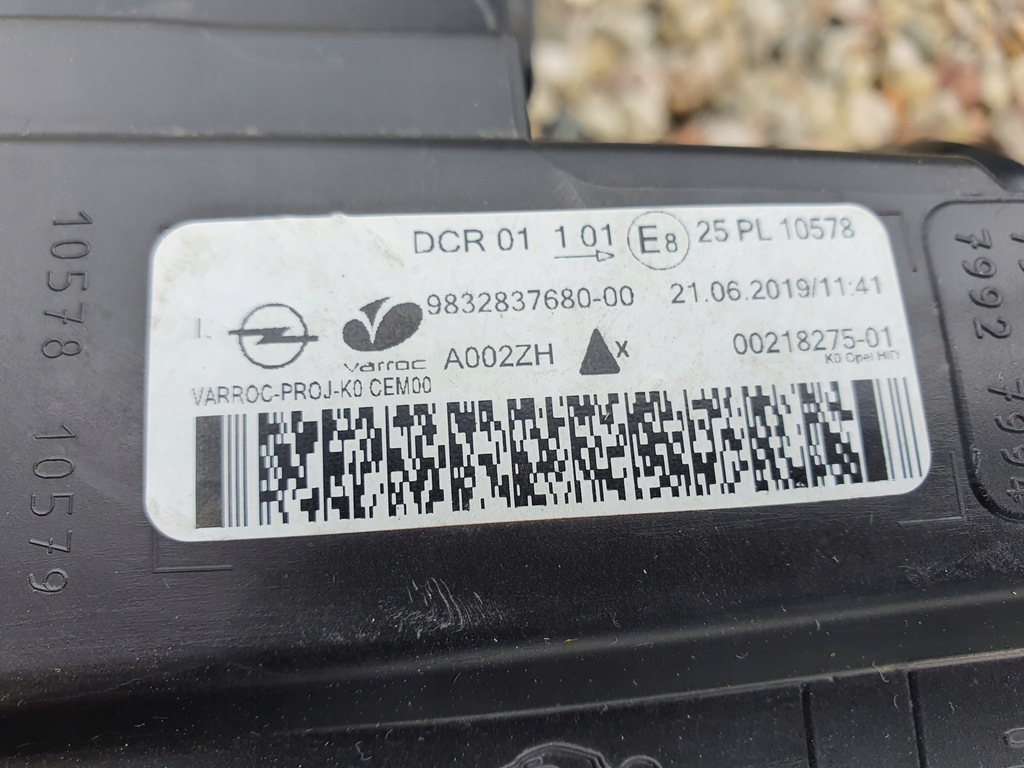 фото №8, Лампа передня ліва opel zafira life d vivaro c ксенон rok 19-