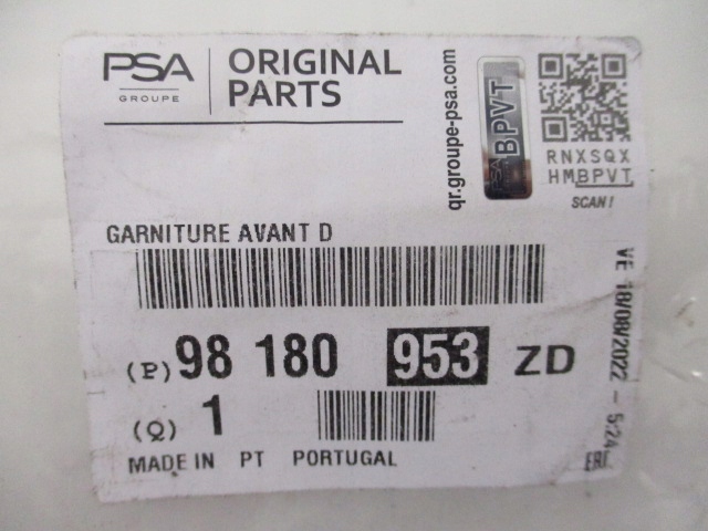 фото №8, Berlingo iv k9 rifter 18- рамка дверь правых раздвижных nowa 98180953zd