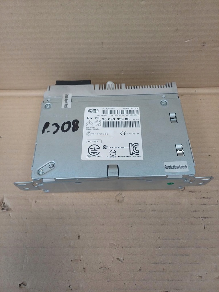 фото №1, Радио peugeot 308 ii t9 9809335980