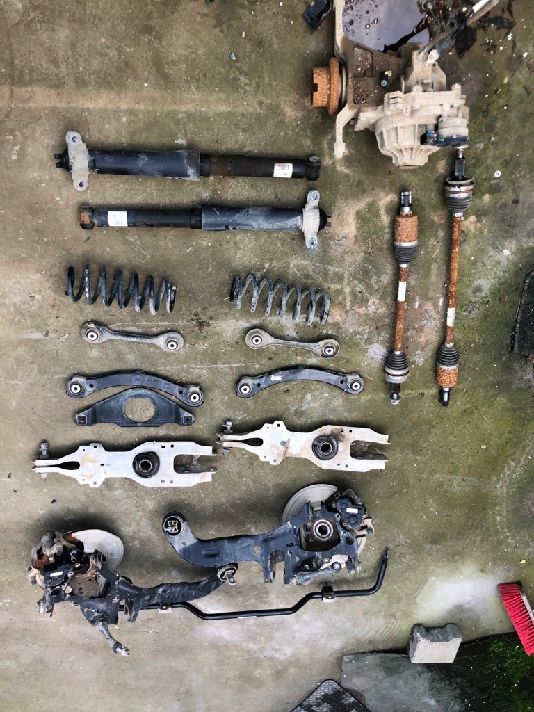 фото №1, Ford bronco sport підвіска задня важіль поворотний кулак привідний вал диференціал міст