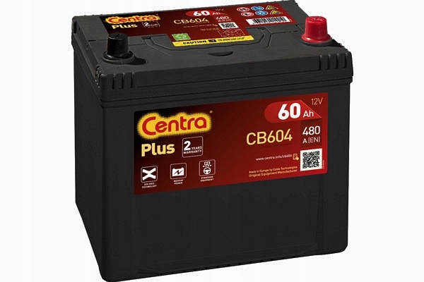 Купити Акумулятор centra plus 60ah 480a cb604