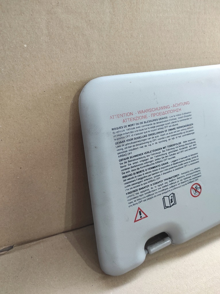 фото №7, Козырёк защита солнцезащитная правая renault koleos i