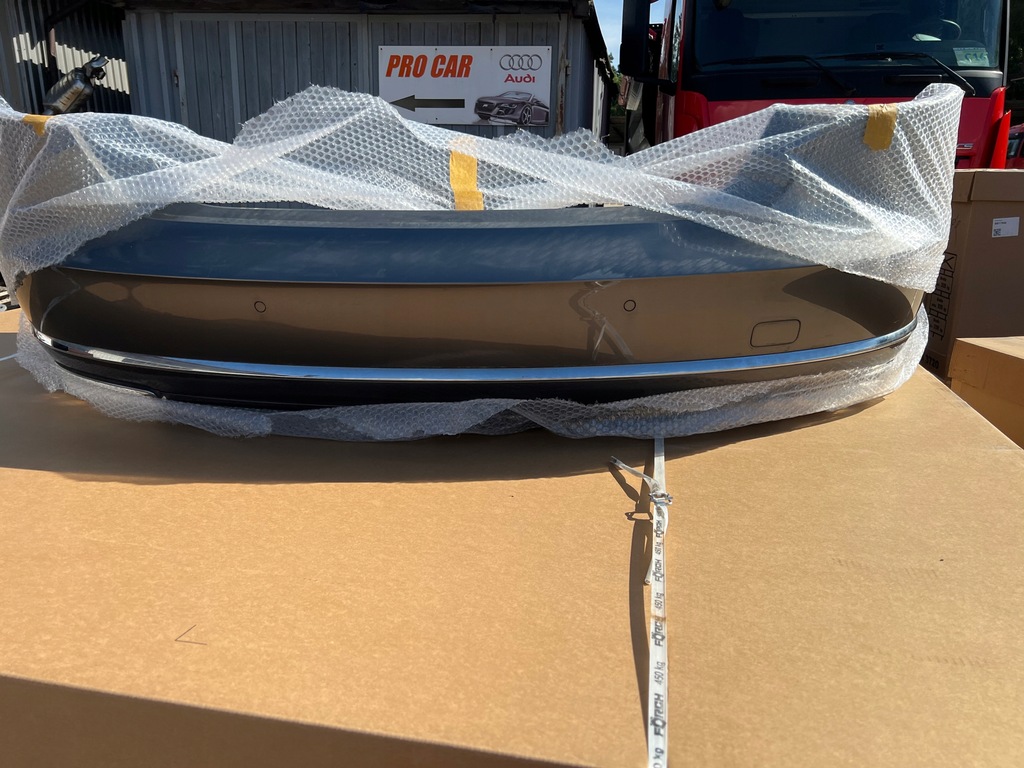 фото №6, Audi a8 d4 lift kompletny задняя крышка багажника лампы matrix бампер sport 4pdc lz7g