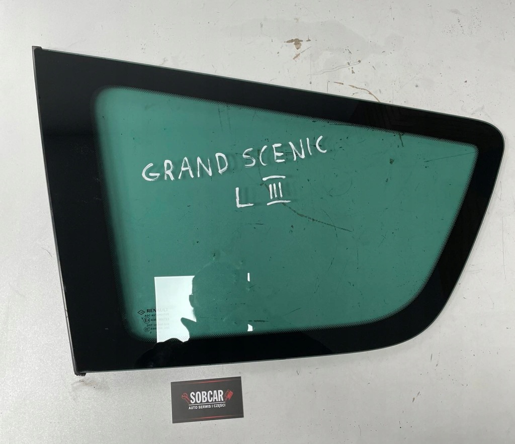 фото №2, Стекло задняя левая кузовная тонированная renault grand scenic iii