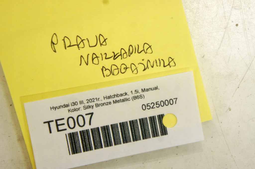 фото №5, Te007 hyundai i30 iii защита накладка пластик корпус багажника правая hb