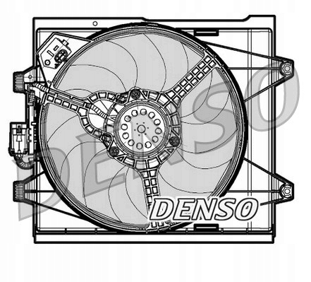 фото №2, Вентилятор радиатора denso der09048