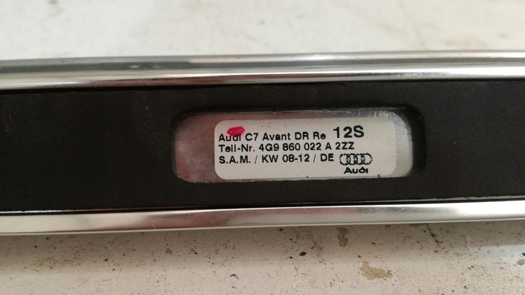 фото №11, Audi a6 4g kombi рейлинги рейлинг накладки кровельные