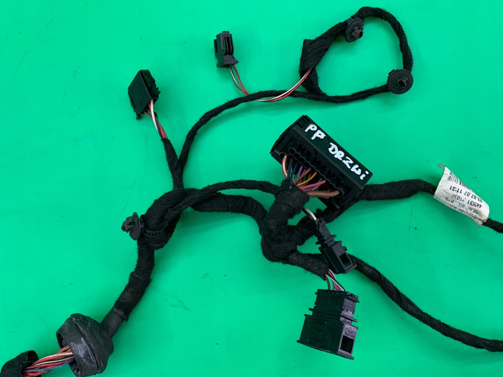 фото №7, Жгут электропроводка дверь правый перед skoda superb i 1 lift 01-08 3u0971120ce