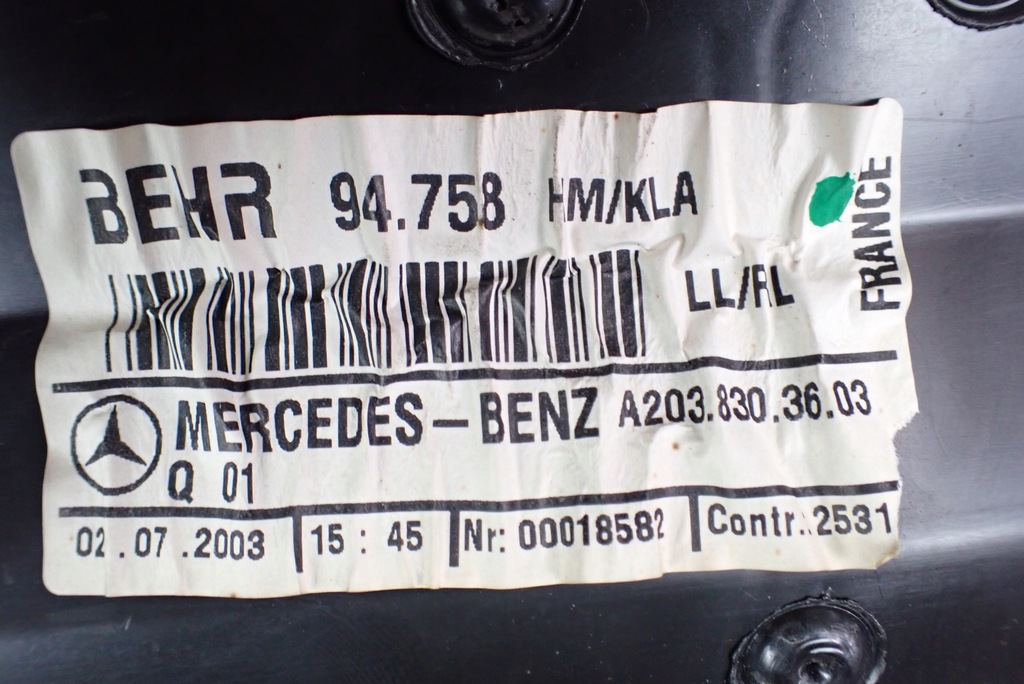 фото №15, Консоль подушка безпеки комплект c-klasa w203 набір