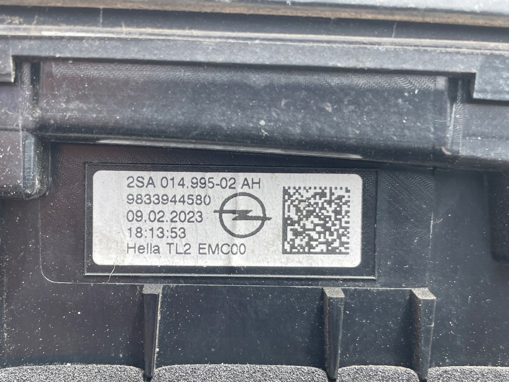 фото №7, Opel mokka ii b лампа задняя w крышка l 9833944480 p 9833944580
