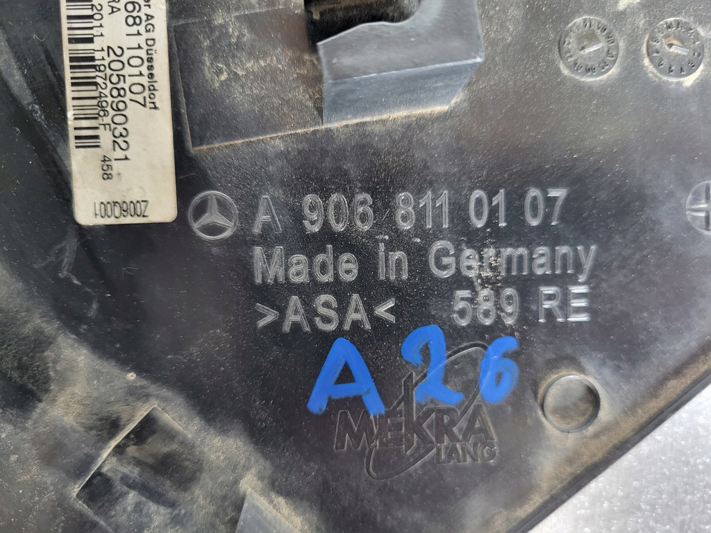 фото №13, Sprinter 906 crafter треугольник зеркало правый защита