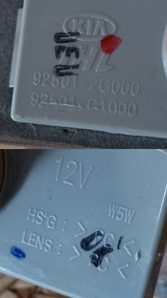 фото №10, Kia hyundai лампа освітлення номерного знака реєстраційний 92501-2g000