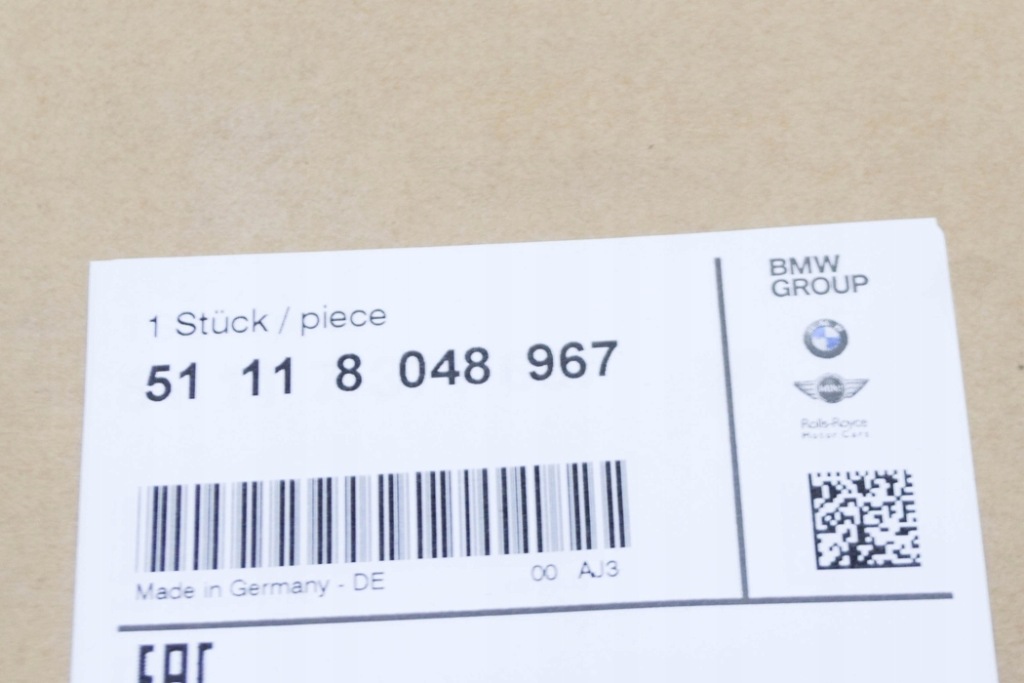 Bmw 1 f20 левая защита противотуманная m sport 51118048967 8048967 2014 Цена