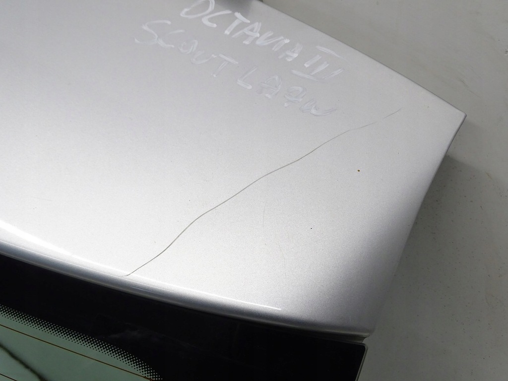 фото №10, Крышка багажника багажника задняя задняя с стекло skoda octavia iii 3 kombi scout la7w