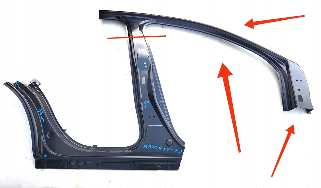 фото №3, Mazda cx-30 поріг рамка двері права