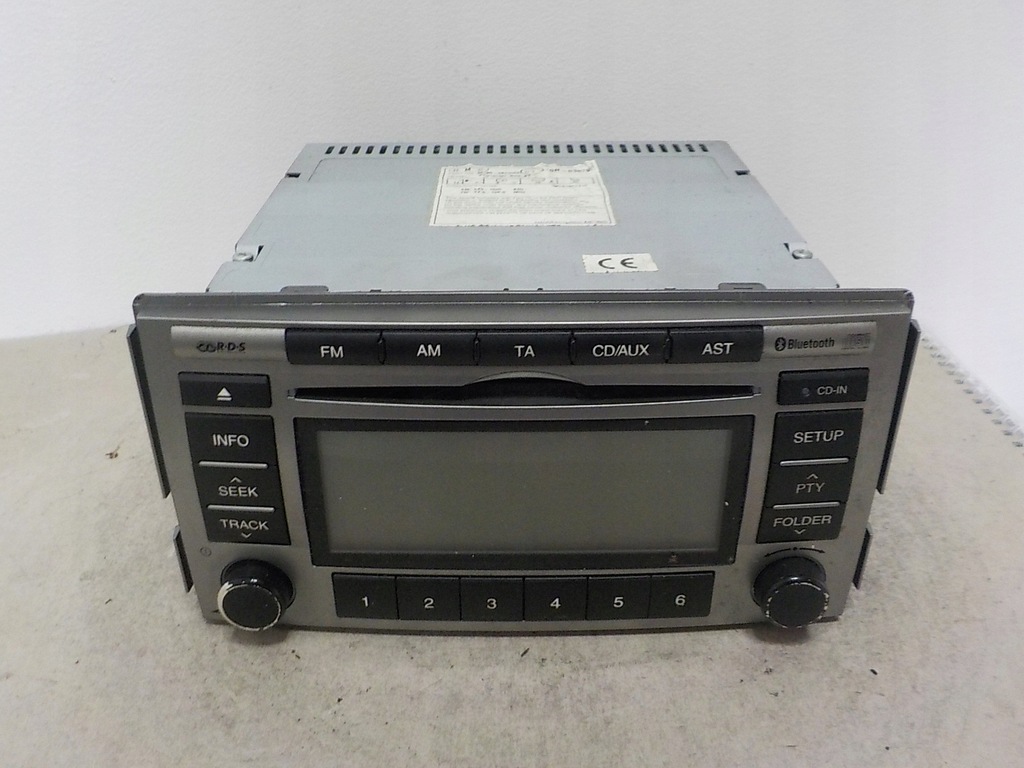 фото №1, Hyundai santa fe ii радио заводской 96180-2b630ca