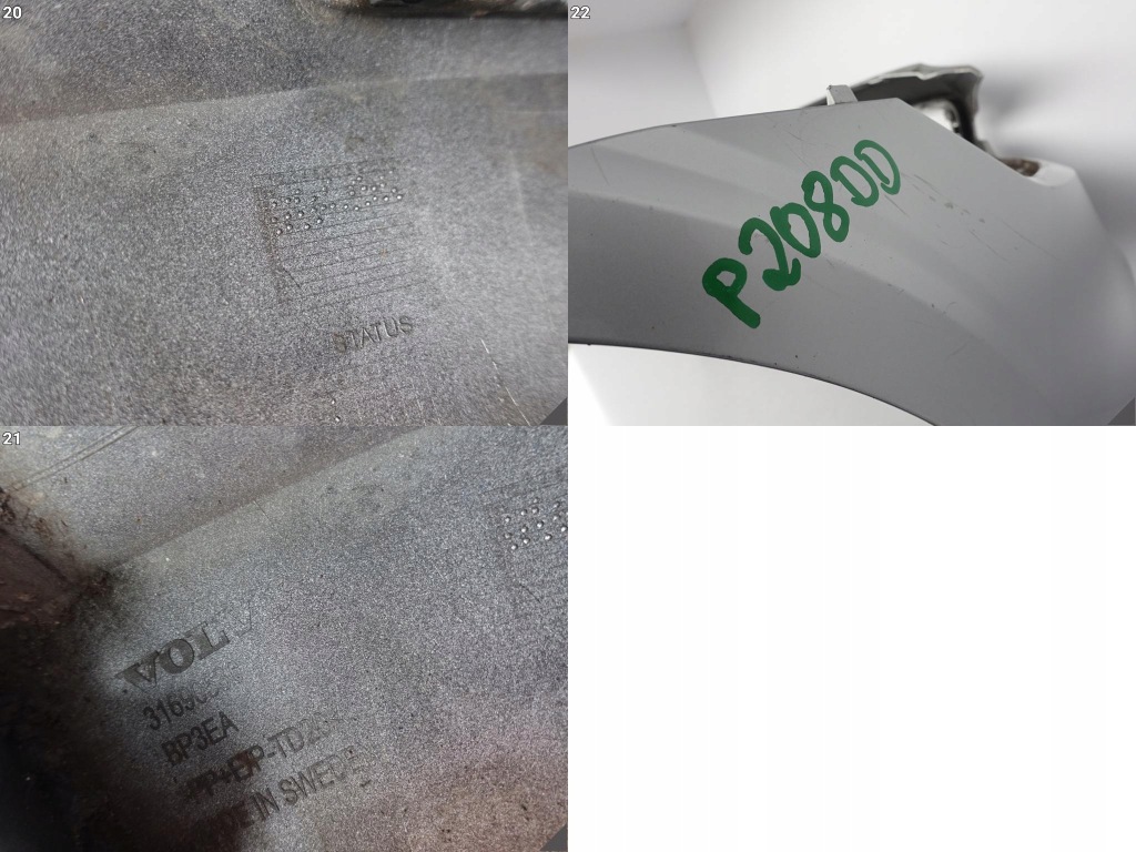 фото №12, Volvo v60 ii s60 iii 18-23 r-design бампер перед неклеенный +решётки+ направляющие