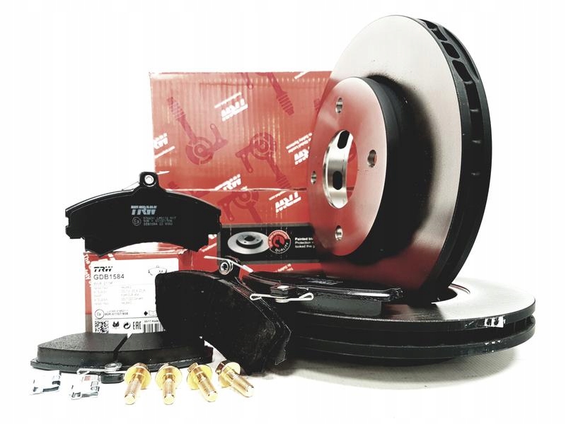 фото №1, Trw гальмівні диски + гальмівні колодки перед mitsubishi colt vi