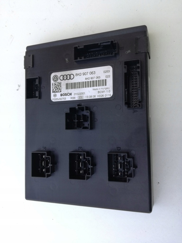 фото №11, Блок управления модуль блок управления бортовой сетью audi a4 b8 8k0907063