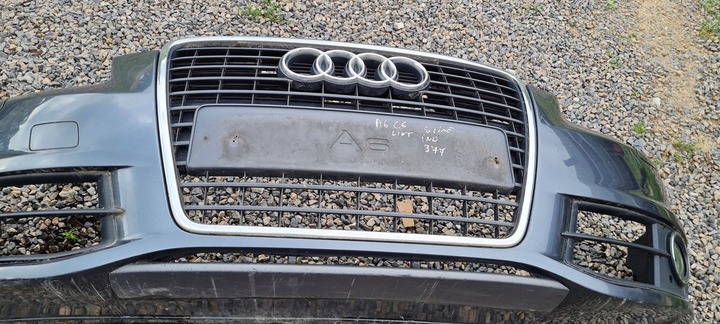 фото №14, A6 c6 lift бампер решётка радиатора решётка радиатора перед передний sline lz7s