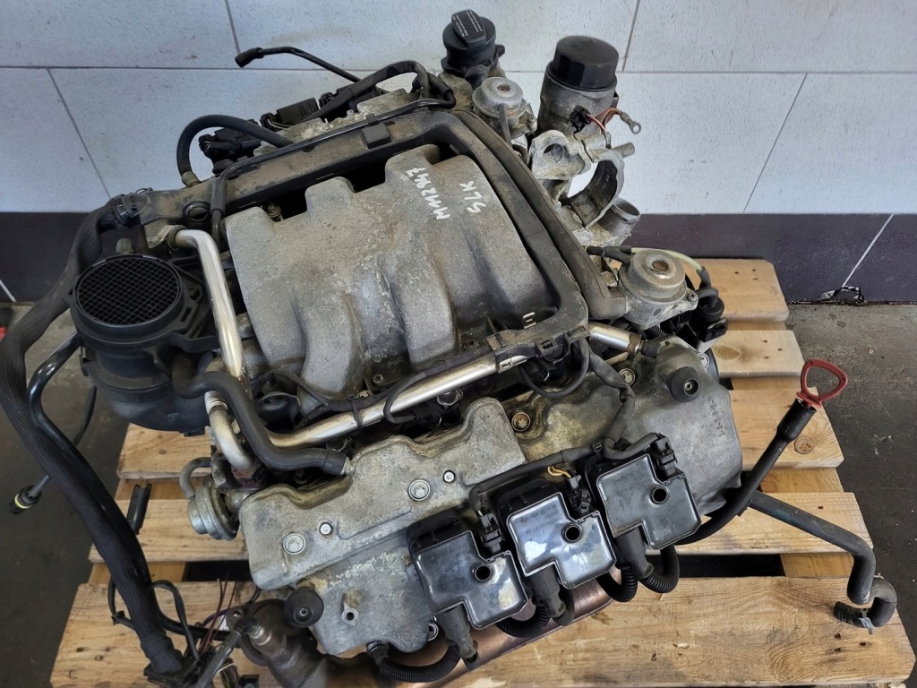 фото №13, Mercedes slk 320 3.2 v6 двигатель m112 87tyskm 218ps