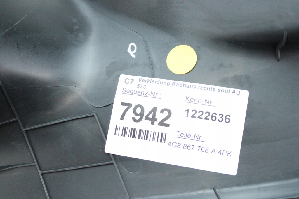 Нова оригінал  накладка накладка поріг правий задні audi a7 c7 4g8867768a Зі Шроту