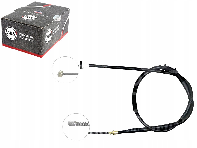 Купить A.b.s. трос тормоза ручного fiat idea 03- задняя a.