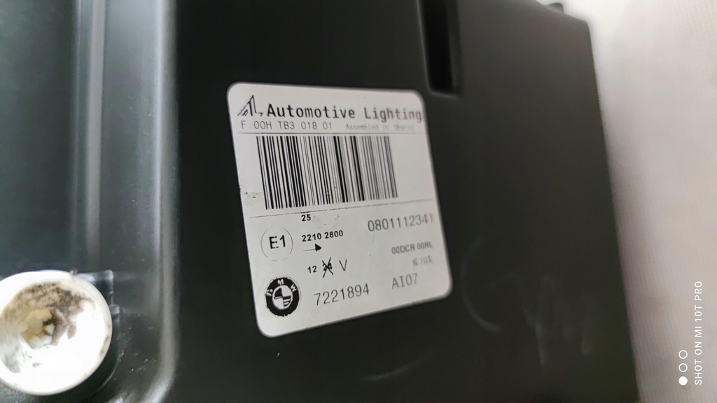 фото №10, Bmw x5 e70 lift lci ксенон led некорректируемый левый правый фара лампа