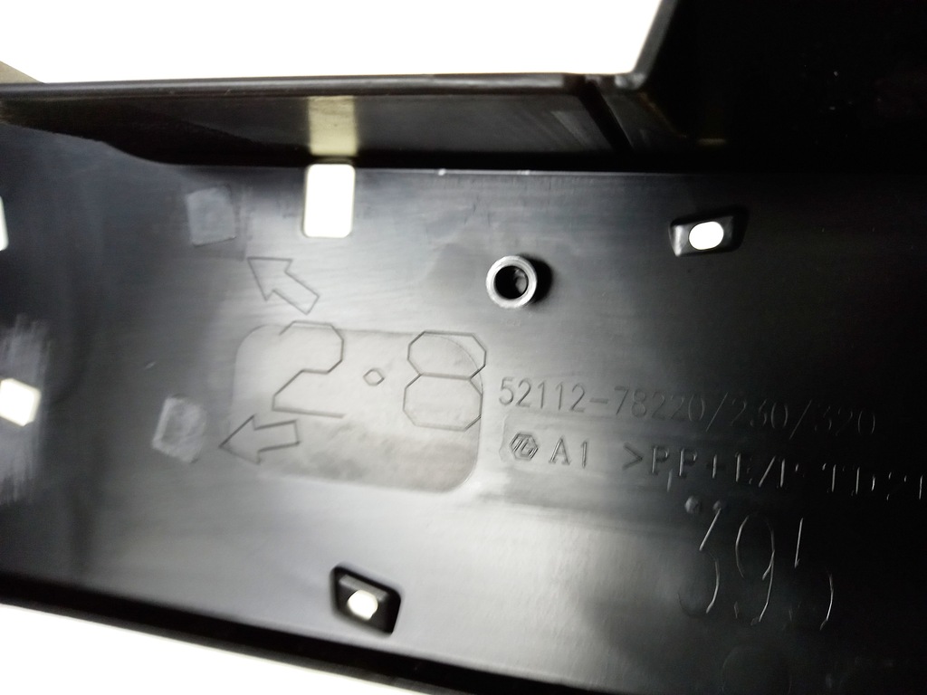 фото №10, Lexus nx 17-21 накладка підсилювач бампер перед