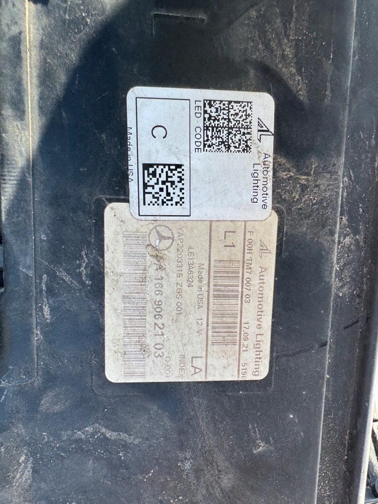 фото №11, Mercedes w166 gle лампа левая ful led a1669062103