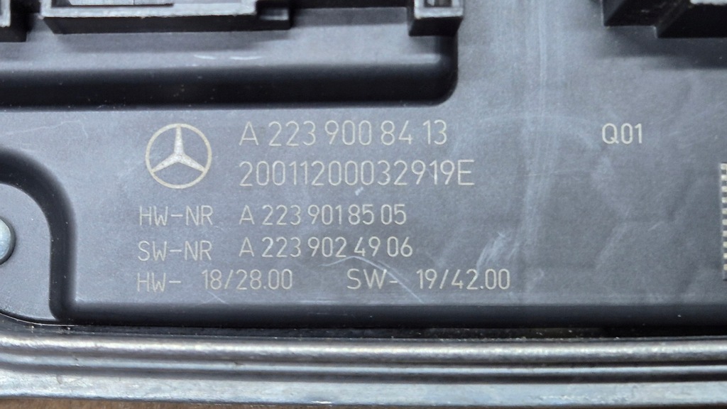 фото №8, Преобразователь модуль лампы led mercedes s-klasa w223 оригинальный номер a2239008413 nowa !!!!